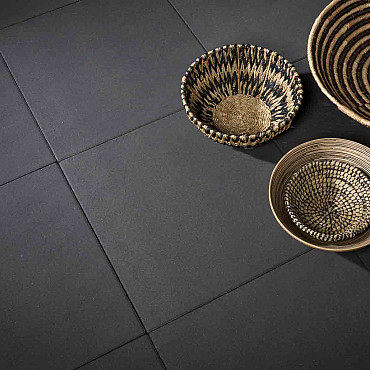 Patio Square 60x60x4 cm Black