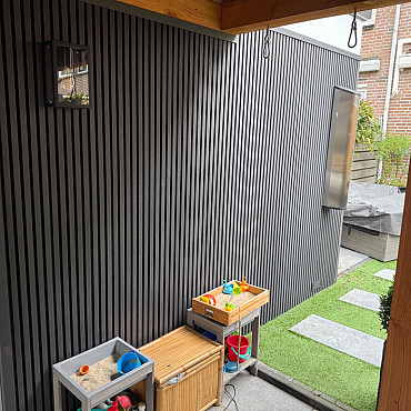 NeoFacade Wandbekleding en Gevelbekleding Rhombus Profiel 2,6x21,7x230 cm Smoke