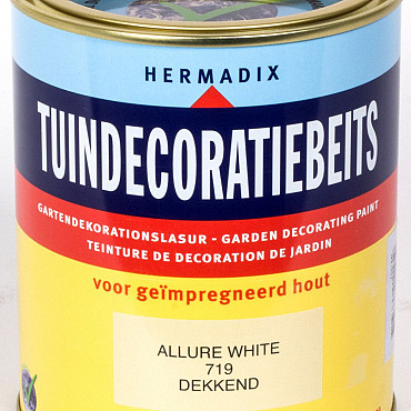 Tuindecoratiebeits 719 Allure White - 750 ml