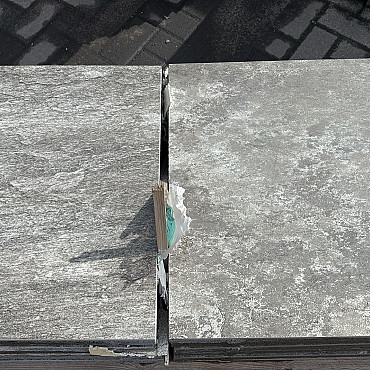 Outlet DUMP Partij Almere (8.63m2) : Actietegel Keramiek op Beton Casa Natura 60x60x4 cm Vesuvio