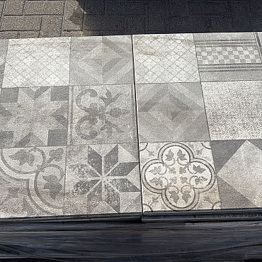 Restpartij Almere: 8.63m2 Designo Mosaic 60x60x3 cm Grey