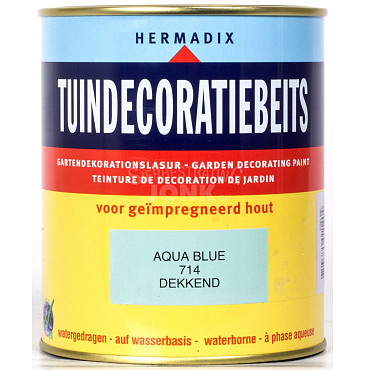 Tuindecoratiebeits 714 Aqua Blue - 750 ml