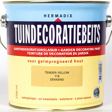 Tuindecoratiebeits 718 Tender Yellow - 2500 ml