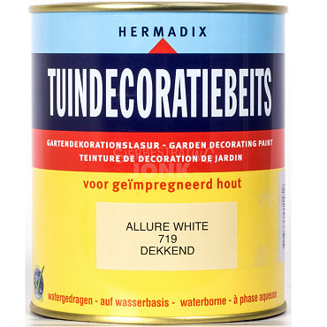 Tuindecoratiebeits 719 Allure White - 750 ml