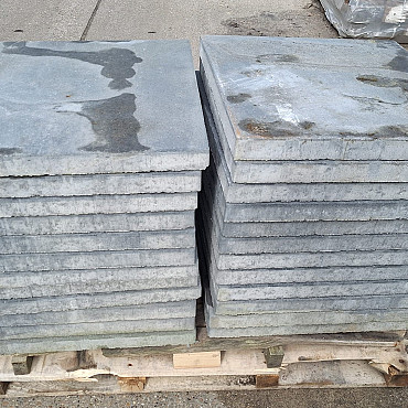 Restpartij Schagen: 8,64m2 Betontegels 60x60x5 cm Antraciet met facet
