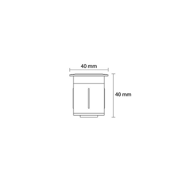 Outdoorpro+ Grondspot Arada Ring Zwart