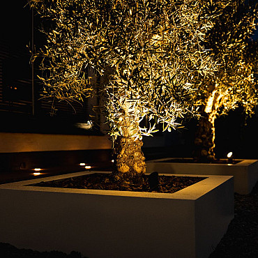 Outdoorpro+ Grondspot Nodar Ring Zwart