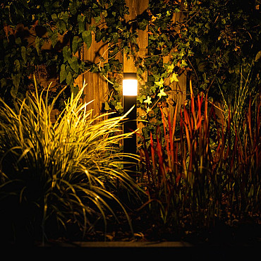 Outdoorpro+ Staande Lamp Vela Cirkel Zwart Middelgroot