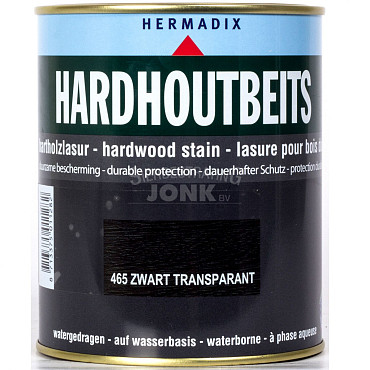 Hardhoutbeits 465 Zwart Transparant - 750 ml
