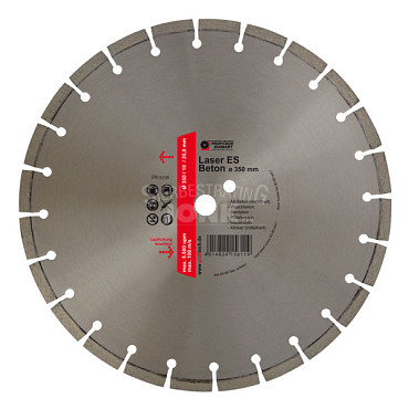 Profi-line Laser ES beton - ø350 / 10 / 25,4 mm