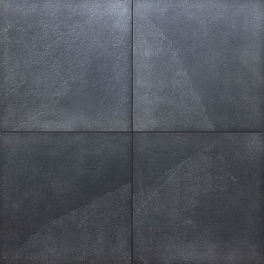 Restpartij Ceraluxe 60x60x3 cm Mustang Slate Black (nog 14,40 m2 in voorraad Edam)