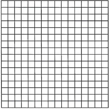Draadmat gaaspaneel zwart 180x180 cm maas 10x10 cm