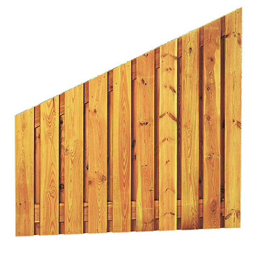 Grenen Afbouw Tuinscherm 21-Planks Scherm Recht Verticaal 180/90x180 cm