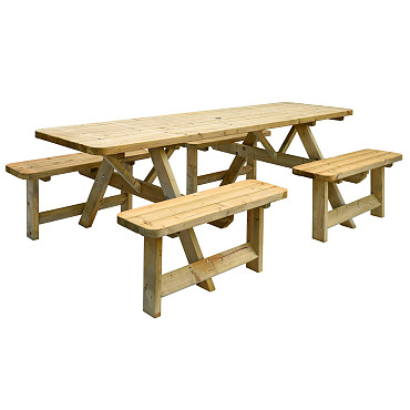 Picknicktafel Family 8-persoons bladmaat 240x70 cm