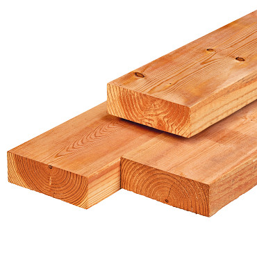 JWOODS Red Wood Geschaafde Jumbo XL Gording 7x22x400 cm, naturel