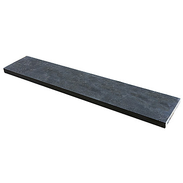 Hardsteen Afdek- Vijverrand China Blue 100x15x2 cm Gezoet met facet