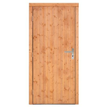 JWOODS Red Wood Enkele Dichte deur incl. beslag 100x205 cm, Linksdraaiend