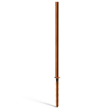 Paneelstaander Cortenstaal 115x115x2700mm (dikte6mm)