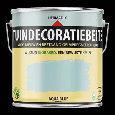 Tuindecoratiebeits Aqua Blue Dekkend  - 2500 ml