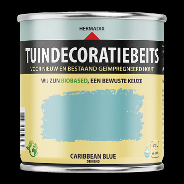 Tuindecoratiebeits Caribbean Blue Dekkend - 750 ml