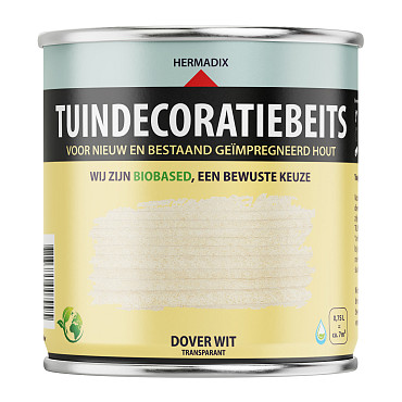 Tuindecoratiebeits Dover Wit Transparant  - 750 ml