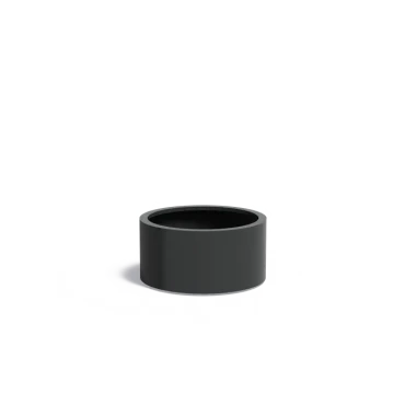 Plantenbak Circum met wielen aluminium Ø80x40 cm