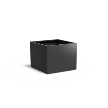 Plantenbak Carrez met bodem aluminium 100x100x80 cm