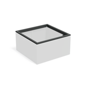 Carrez in-lite Ready aluminium opzetrand voor verlichting 120x120x9,1 cm