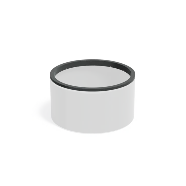Circum in-lite Ready aluminium opzetrand voor verlichting Ø120x9,1 cm