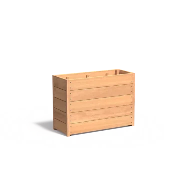 Plantenbak Carrez met bodem hardhout 100x40x71,3 cm