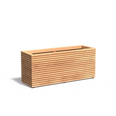 Plantenbak Malaga Rhombus hardhout 150x50x60,8 cm