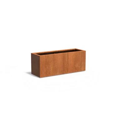 Plantenbak Carrez met bodem cortenstaal 150x50x60 cm
