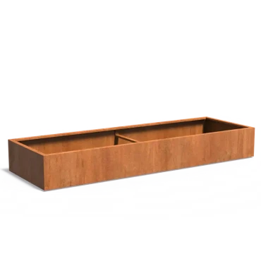 Plantenbak Carrez zonder bodem cortenstaal 300x100x40 cm