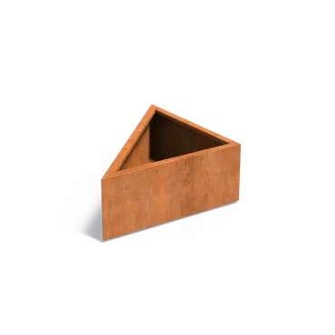 Plantenbak Triangle cortenstaal 100x100x40 cm
