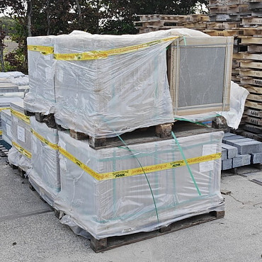 Restpartij Zwanenburg: ca. 53m2 Ceraluxe 60x60x3 cm Pizarra Gris