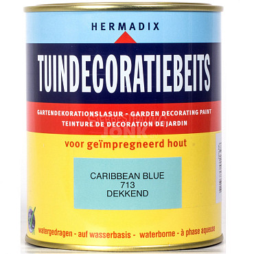 Tuindecoratiebeits 713 Caribbean Blue - 750 ml