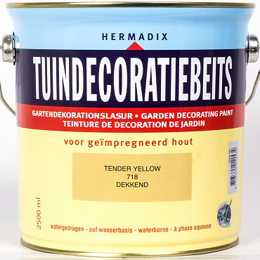 Tuindecoratiebeits 718 Tender Yellow - 2500 ml