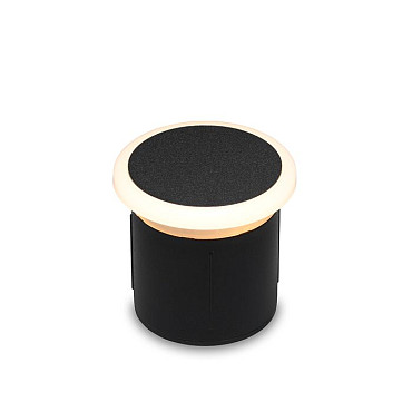 Outdoorpro+ Grondspot Nine Rondom Zwart