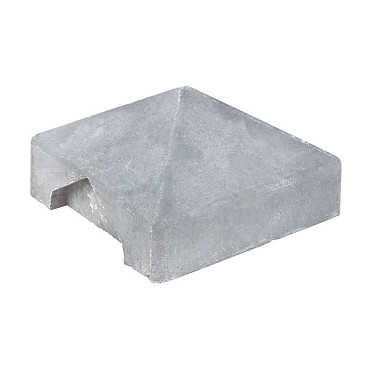 Beton Afdekpet Wit/Grijs 14x14x5 cm Eindmodel met diamantkop