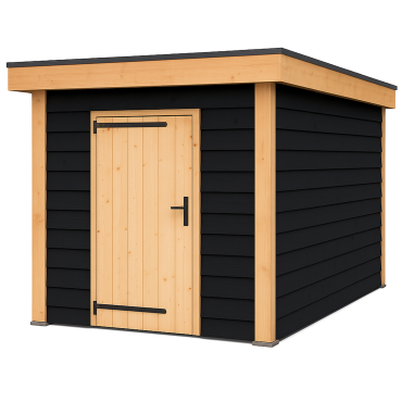 JWOODS Douglas Schuur 300x200 cm, Geschaafd met Zweeds Rabat Zwart