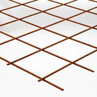 Bouwstaalmat Roest 200x300 cm ø5 mm