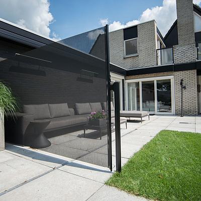 Luxxout Inova Terrasoverkapping Zonwering Windscherm Aluminium Overkapping Schaduwdoek