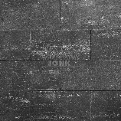 Geimpregneerde betonsteen zonder facet zwart smartton mount everest cleverton redsun gecoat kleurondersteunend