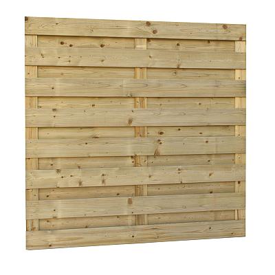 Jumboscherm geschaafd vuren 18-planks 15 mm, 180 x 180 cm, recht.