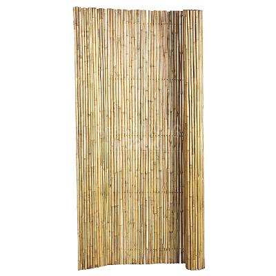Bamboescherm op rol, gelakt, 180 x 180 cm.