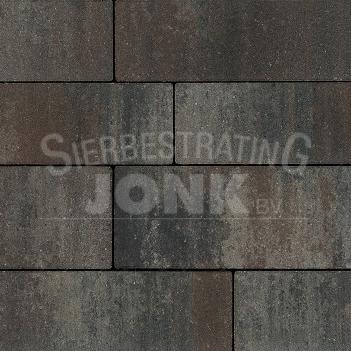 Patio Siertegel terrastegel bestrating gecoat onderhoudsvrij strak met facet banenverband oprit kijlstra