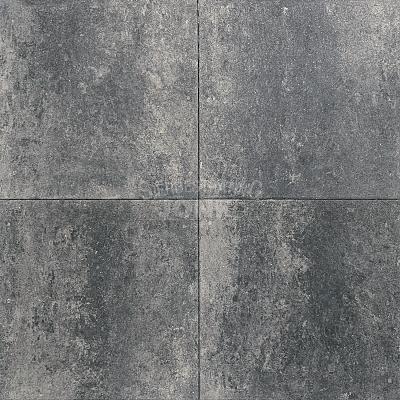 TriviaStone 60plus soft comfort 60x60 betontegel glad strak goedkope sierbestrating geborsteld geimpregneerd nero anthracite