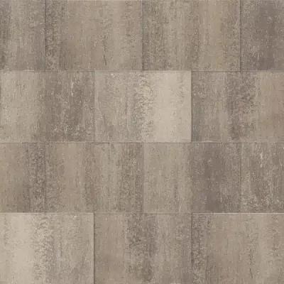 60plus potterstone glad strak geimpregneerd geborsteld met facet onderhoudsvriendelijk voetcomfort luxe betontegel soft finish giallo savanne