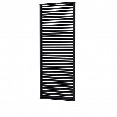 Shutterscherm Excellent vuren, 90x224 cm., zwart gespoten