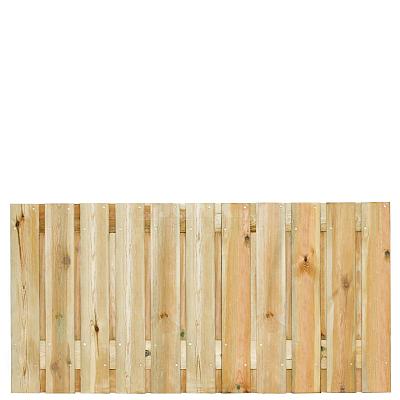 Tuinscherm Zaltbommel, geschaafd geïmpregneerd grenen, 23-planks, 180x90 cm